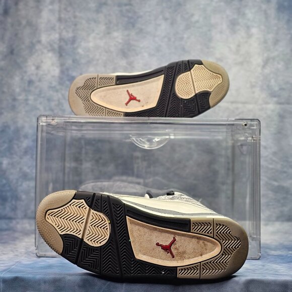 Nike Air Jordan Dub Zero White Cool Grey Basketball Shoes 311046-105 Men's 9.5 - Picture 4 of 7